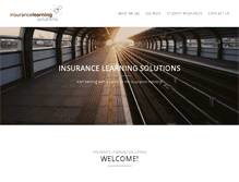 Tablet Screenshot of insurancelearningsolutions.com